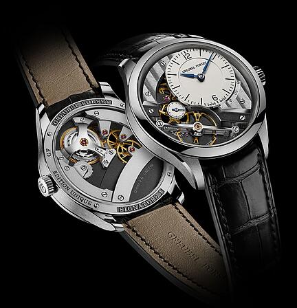 Greubel Forsey Signature 1 White gold silver Replica Watch